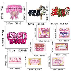 Patchs brodés personnalisés écologiques en tissu de coton, appliques thermocollantes pour vêtements, chapeaux, sacs, sacs à dos, vestes, cadeaux, DIY - Product Image 6