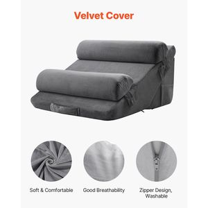 Juego de 4 Cuñas Ortopédicas Ajustables para Cama, Soporte para Brazos, Piernas, Cuello y Hombros, Almohada Postoperatoria para Lectura y Descanso en Cama - Product Image 3