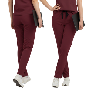 Conjunto Médico Unisex: Blusa con Cuello en V y Pantalones Cargo Jogger con Bolsillos Funcionales, Ropa de Trabajo Hospitalaria, Proveedor de Prendas Tejidas - Product Image 1