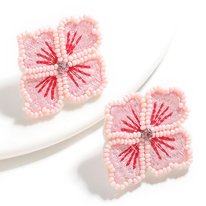 Nouvelle Collection 2025 : Élégante et Polyvalente, Perles Bohèmes Fleur Rose pour Femme, Perles de Riz et Strass, Cadeaux par MULTI CRAFT - Product Image 1