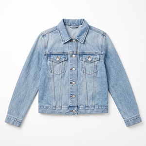 Women's Summer Woven <b>Lightweight</b> Long <b>Denim</b> <b>Jacket</b> Classic Casual Eco-Friendly OEM ODM Wholesale Factory Custom Wash Low MOQ - Product Image 3