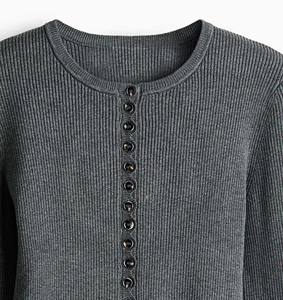 Suéter de Mujer con Cuello en V, Mezcla de Mohair, Transpirable, Suave, para Invierno, a la Moda, Cómodo, Tejido - Product Image 6