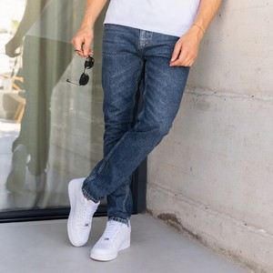 Jeans en denim tendance pour jeunes garçons, coupe slim, vêtements de mode pour jeunes garçons, vente en gros, OEM personnalisable - Product Image 4