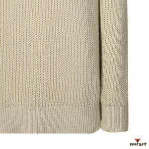 Nouveau design, pull d'hiver unisexe de haute qualité, surdimensionné et lourd, avec logo frontal, en laine et cachemire, séchage rapide, anti-plis - Product Image 4