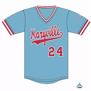 Maillot de baseball Angels pour homme, blanc, sans manches, en sergé, boutonné sur le devant, coupe classique, vêtement d'équipe pour adulte, 100 % polyester respirant - Product Image 2
