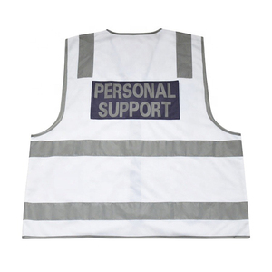 Gilet de sécurité unisexe en maille polyester respirante haute visibilité réfléchissant, imprimé sérigraphié, détection des aiguilles, couleurs et tailles personnalisées - Product Image 3