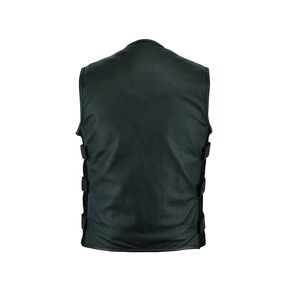 Chaleco de Motocicleta de Cuero para Hombre, Diseño Moderno y Elegante, Resistente al Viento, Talla Grande, Alta Calidad, Impermeable y Transpirable - Product Image 3