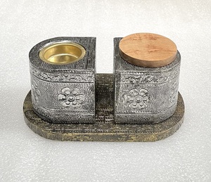 Modern Design Resin Bakhoor Burner Tray <b>Set</b> Resin Mubkhar Tray <b>Set</b> Incense Burner Tray <b>Set</b> Loban At very low factory Price - Product Image 6