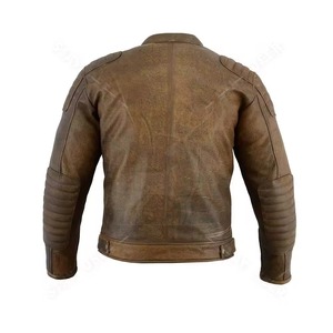 Veste de moto en cuir sur mesure |   Résistant au vent et à l'eau |   Équipement de motard élégant et protecteur |   Fournisseur OEM/ODM - Product Image 4