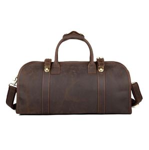 New Arrival Luxury leather Duffle Bag Adjustable <b>Strap</b> Zipper Closure Large Capacity Multi-Function for Travel Daily - Product Image 2