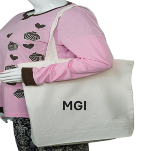 Bolsa de Mano de Lona 100% Algodón para Mujer, Gran Capacidad, Ecológica, Reutilizable, para Supermercado, Compras, Viajes - Product Image 6