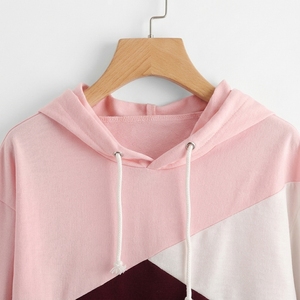 New Style Women's Color Black Hoodie Design Long Sleeve Casual Autumn Wear <b>Pink</b> White Burgundy Knitted <b>Sweatshirt</b> - Product Image 5