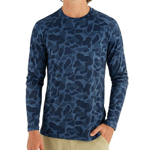 Camisa de Pesca Ligera y Transpirable de Alta Calidad, Spandex/Poliéster, Protección UPF 50, Cierre de Pullover, Secado Rápido - Product Image 1
