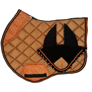 Equipo de Doma Clásica al por Mayor, Almohadilla de Silla de Montar Cómoda y Transpirable, Juego de Sillas de Montar de Algodón Personalizado OEM con Forro de Polialgodón - Product Image 3