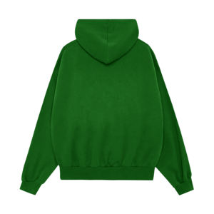 เสื้อฮู้ดผู้ชายสีน้ำตาลล้วน ผ้าเฟรนช์เทอร์รี่ แขนยาวทรงปกติ สไตล์ฤดูใบไม้ร่วง ไม่บุซับใน ผ้าถักย้อมสีพื้น - Product Image 6