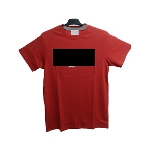 Hotsaling ที่กําหนดเองเย็บปักถักร้อยธรรมดาย้อมแขนสั้นพิมพ์ผ้าฝ้าย 100% Streetwear อินทรีย์สบายๆ O-คอเสื้อยืดสําหรับชาย - Product Image 1