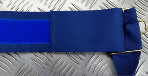 Ceinture de cérémonie en soie bleu roi pour robe de parade, uniforme, tenue formelle, accessoire de ceinture - Product Image 5