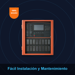 Panel de control de alarma contra incendios direccionable de 6 bucles (Sistema de alarma contra incendios direccionable) LPCB CE - Product Image 5