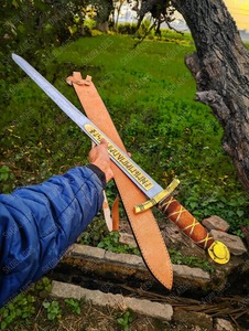 Espada Merlin del Destino, Réplica de Espada de Fantasía para Exhibición, Accesorio de Cosplay, Espada Decorativa Personalizada, Espada de Figura de Acción para Regalo - Product Image 6