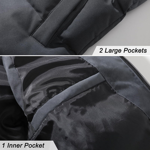 Gilet matelassé durable pour homme, veste sans manches légère et chaude pour l'hiver, fournisseur de vêtements personnalisés - Product Image 3