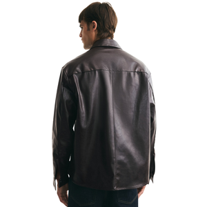 Chemise légère enduite résistante à l'eau, coupe décontractée, boutonnée, pour homme, style streetwear - Product Image 2