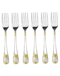 Ensemble de Couverts de Cuisine Élégant avec Manche en Laiton – Cuillères et Fourchettes en Métal Poli pour Service Alimentaire, Idéal pour Dîner et Réceptions - Product Image 2