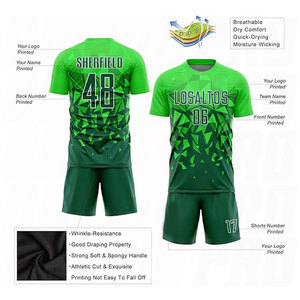 ชุดเสื้อฟุตบอลแบบกำหนดเอง เสื้อและกางเกงฟุตบอลสั่งทำพิเศษ ชุดกีฬาฟุตบอลสำหรับผู้ชาย ผู้หญิง เด็กชาย เด็กหญิง - Product Image 3