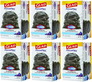 Glad ForceFlex Tall Kitchen Trash <b>Bags</b>, 13 Gallon, Gain Lavender, 80 Count (Package May Vary) - Product Image 5