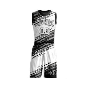 Uniforme Deportivo Personalizado de Baloncesto, Conjunto de Camiseta y Pantalones Cortos Unisex Reversibles, Impresión por Transferencia de Calor, Transpirable, 100% Poliéster - Product Image 3