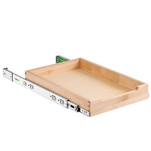Organizzatore Estraibile per Armadio 14"W X 21"D con Chiusura Morbida, Cassetto in Legno Resistente per Parti e Accessori di Mobili da Cucina - Product Image 1