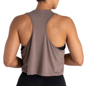 Custom Womens Crop Tank <b>Top</b> Sleeveless Gym Fitness Workout Yoga High Neck Breathable Activewear Custom OEM Wholesale - Product Image 4