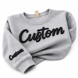 Sudadera con Capucha Personalizada de Alta Calidad con Estampado en Relieve, Sudadera con Capucha Blanca Extra Grande para Hombre, Sudadera con Capucha Lisa con Estampado Puff para Hombre - Product Image 3