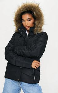 OEM <b>Lightweight</b> Winter <b>Jacket</b> for <b>Women</b> Cropped Puffer Coat with Cotton Filling Knitted Windproof & Breathable Sexy down Coat - Product Image 6