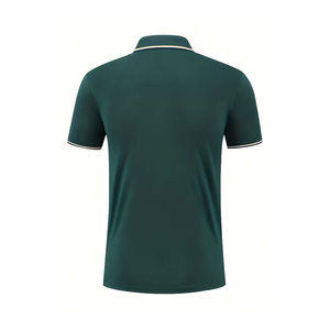 Polo homme décontracté, design simple, léger, facile à laver, couleur durable, aspect élégant, qualité supérieure, Solid Trader. - Product Image 2