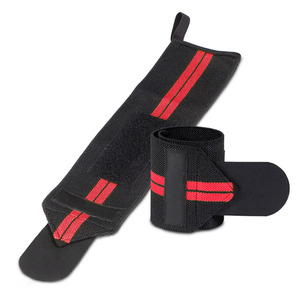 Bandes de compression professionnelles pour poignets, idéales pour la musculation et le bodybuilding, en polyester et coton, avec fermeture magnétique – Vente Flash - Product Image 5
