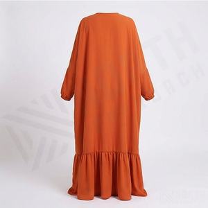 Robes musulmanes tendance, manches longues, Jubbah, Burqa, Abaya, vêtements élégants et modestes, couleur personnalisée pour femmes, nouveautés 2025 - Product Image 2