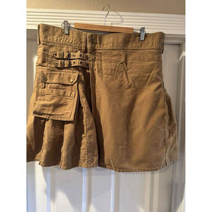 Kilt Utilitario Color Caqui para Mujer, Estilo Escocés, Talla Personalizada, Resistente, Mini, Superventas 2026 - Product Image 1