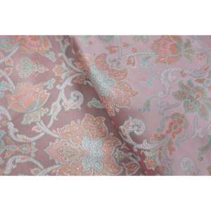 Tissu brocart floral lavande au mètre, 44 pouces de large, Tanchui, tissu de décoration intérieure - Product Image 1