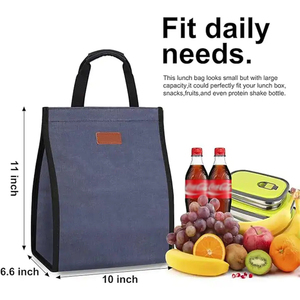 Portable <b>Lunch</b> Waterproof Insulated <b>Lunch</b> <b>Box</b> Bag Picnic Thermal Insulation <b>Lunch</b> Breast Milk Cooler Bag - Product Image 2
