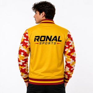Chaqueta de Béisbol Reversible de Invierno para Hombre, Gruesa, Transpirable, de Alta Calidad, Personalizada con Letras, Chaqueta Letterman con Estampado Personalizado - Product Image 4