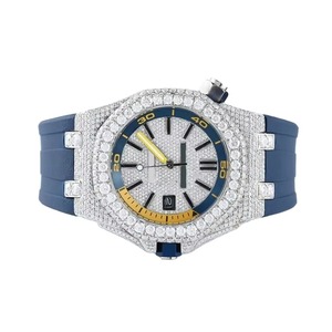 Nouvelle Montre de Luxe en Moissanite Modèle 2025, Style Hip Hop en Alliage, Affichage CROWN, Bracelet en Acier, Cadeau de Mariage, Fête - Product Image 4