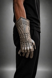 ถุงมือเหล็กทำมือ, ชุดเกราะอัศวินยุคกลาง, เกราะมือโลหะที่สวมใส่ได้ - Product Image 3