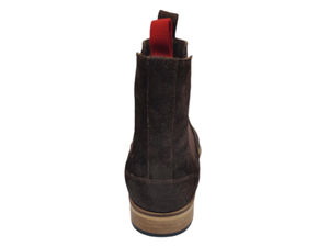 Botas Chukka de Ante Sintético Marrón Oscuro para Hombre Dlords, con Cordones, Suela de Goma, Entresuela de EVA, Forro de PU, para Oficina y Carrera Profesional - Product Image 2