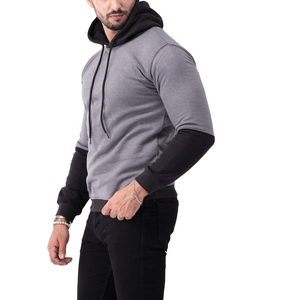 Sweat à capuche personnalisé pour homme, design sur mesure, manches longues, 100% coton, coupe ajustée, poche, anti-plis, séchage rapide, respirant, OEM - Product Image 4