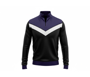 <b>Men</b>’s Quarter Zip Track <b>Jacket</b> – Sublimation Printing Available for <b>Men</b> Women Youth Sportswear Quick Dry Team <b>Pullover</b> - Product Image 2