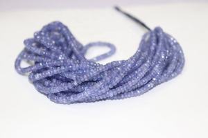 Venta al por mayor 4-5mm tanzanita facetada Rondelle Beads 16 pulgadas de largo para la fabricación de joyas con piedras preciosas naturales - Product Image 6