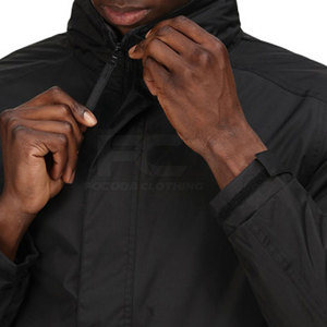 Hot Sale <b>Men</b> Custom Logo Design Streetwear Windbreaker <b>Rain</b> <b>Jacket</b> Stand Collar Zipper Closure <b>Men's</b> Winter <b>Jacket</b> - Product Image 6