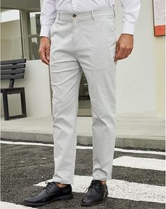 Pantalones de Vestir RABUSH SPORTS Personalizados de Alta Calidad para Hombre, Corte Ajustado, Elásticos, Casuales, Ecológicos, 100% Algodón Canvas, Transpirables - Product Image 5