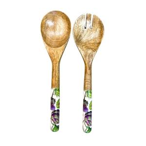Juego de Cucharas y Tenedores de Madera a Precio de Fábrica al por Mayor para Utensilios de Cocina, Herramientas de Madera Orgánica para Ensaladas, Utensilios Ecológicos para Servir Ensaladas - Product Image 1