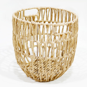 Trending PE Rattan Storage <b>Baskets</b> Bowl Shape Rustic Multi-Purpose Eco-Friendly <b>Stackable</b> Design - Product Image 4